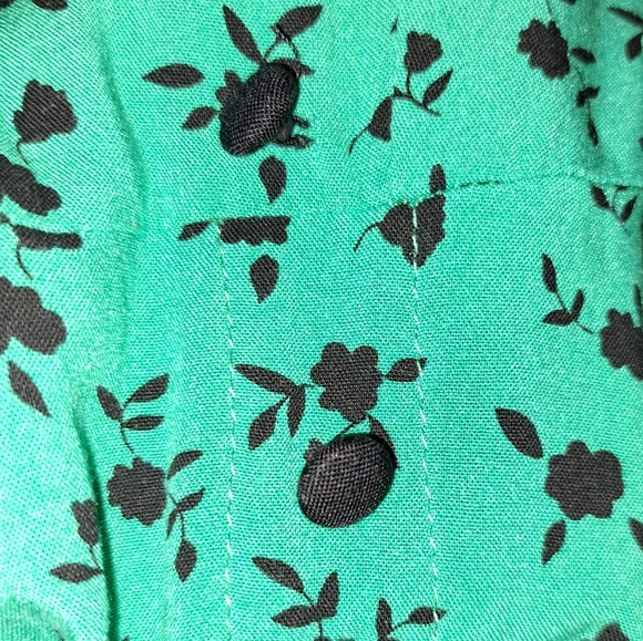 ASOS Green Wrap Dress - Picture 5 of 8